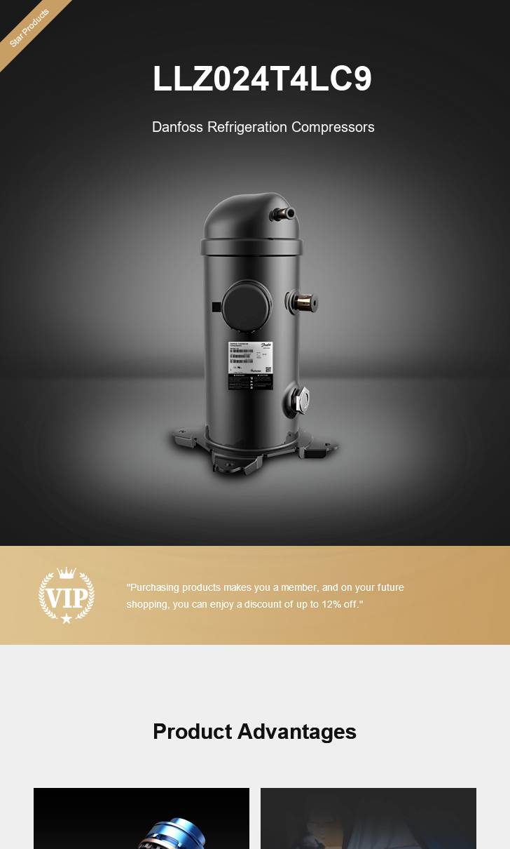Danfoss Compressor LLZ024T4LC9, technical parameters pdf, structure diagram